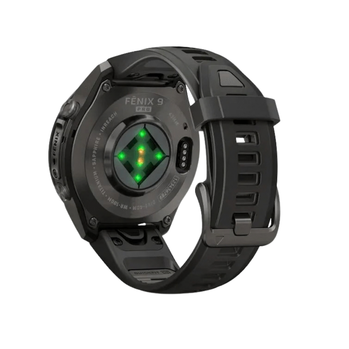 Offering up to 10 days of battery life in smartwatch mode, a Black&nbsp;silicone strap and water resistance to 100 metres, the fēnix 9 Pro combines premium materials with advanced Garmin technology.