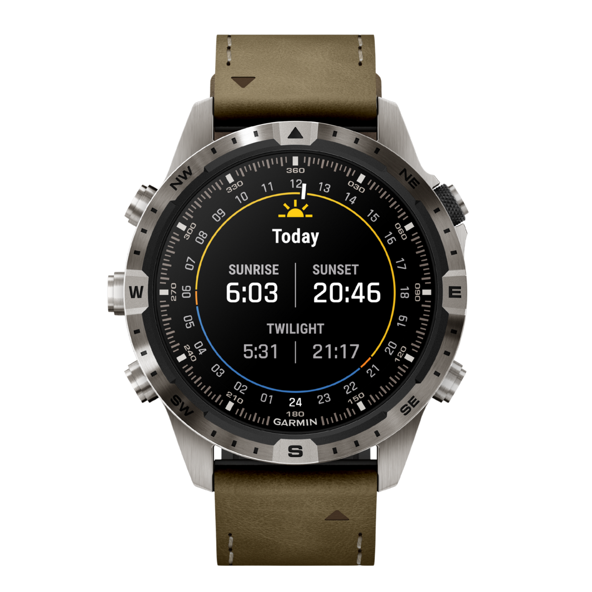 Garmin MARQ Commander Gen 2 Carbon Edition smartwatch with 46mm fused carbon fibre case, AMOLED display and black nylon strap.