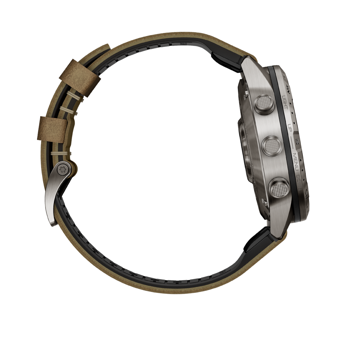 Garmin MARQ Commander Gen 2 tactical smartwatch with black Jacquard nylon strap, 100m water resistance and up to 16 days battery life.