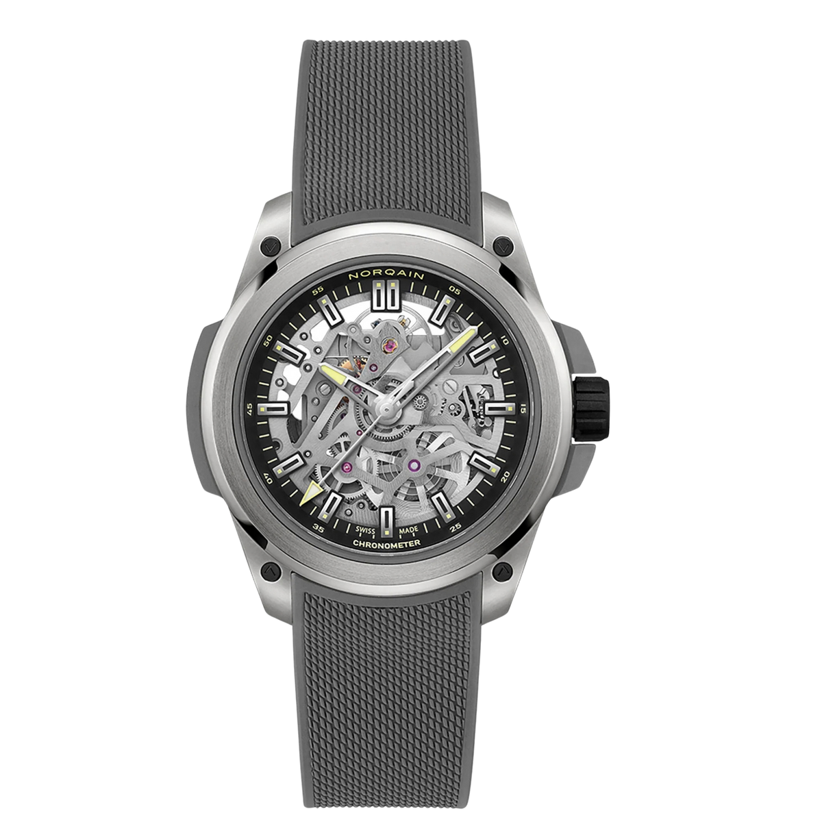NORQAIN Wild ONE Skeleton Titanium Limited Edition 39mm Automatic Watch