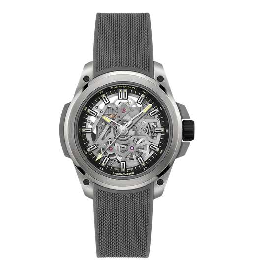 NORQAIN Wild ONE Skeleton Titanium Limited Edition 39mm Automatic Watch