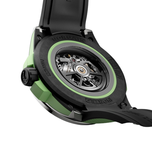 Powering the watch is the NORQAIN 4K Manufacture Calibre NK26/1, a COSC-certified automatic skeleton movement delivering an impressive 65-hour power reserve.