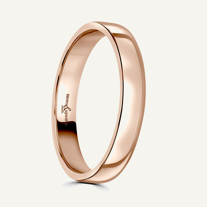 Ladies Modern Court Wedding Ring