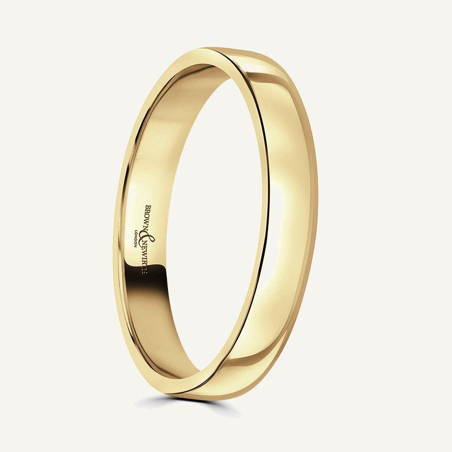 Gents Modern Court Wedding Ring