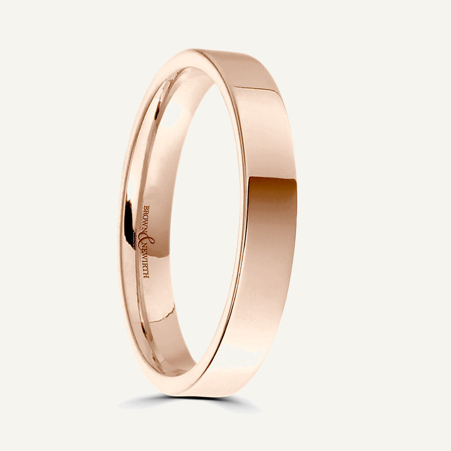 Ladies Flat Court Wedding Ring