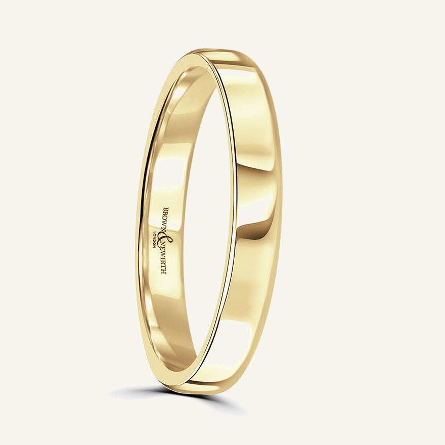 Ladies Softened Court Wedding Ring