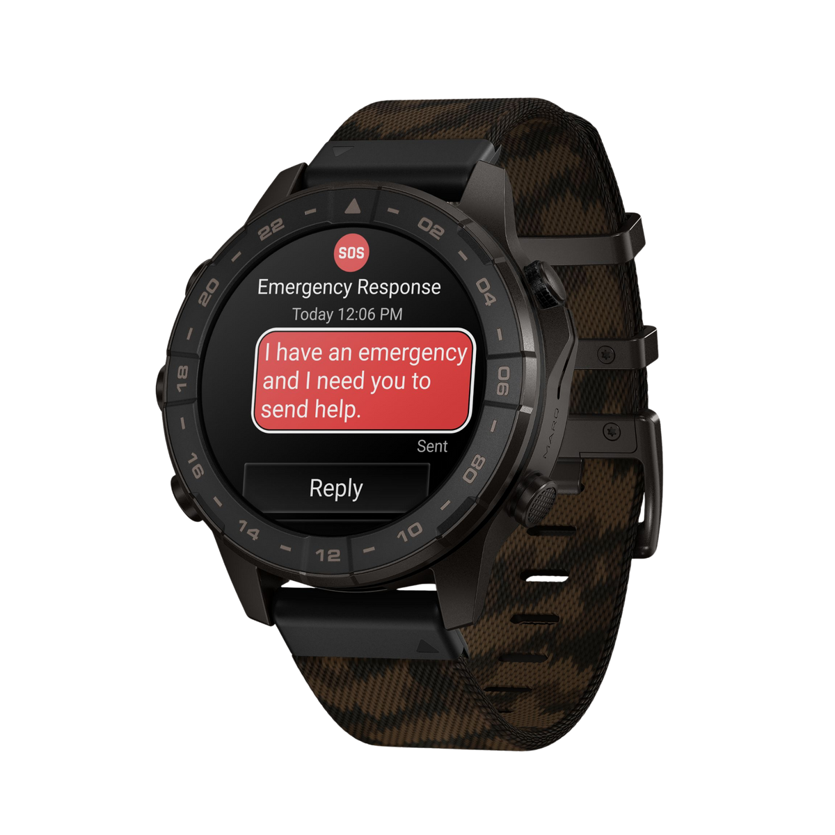 A domed sapphire crystal protects the vivid 1.4-inch AMOLED touchscreen display, while specialist tactical functions include night vision compatibility, stealth mode, Kill Switch, Jumpmaster, dual-position GPS formatting and Applied Ballistics compatibility.