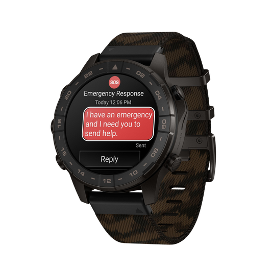 A domed sapphire crystal protects the vivid 1.4-inch AMOLED touchscreen display, while specialist tactical functions include night vision compatibility, stealth mode, Kill Switch, Jumpmaster, dual-position GPS formatting and Applied Ballistics compatibility.