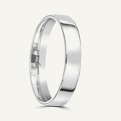 Gents Flat Court Wedding Ring