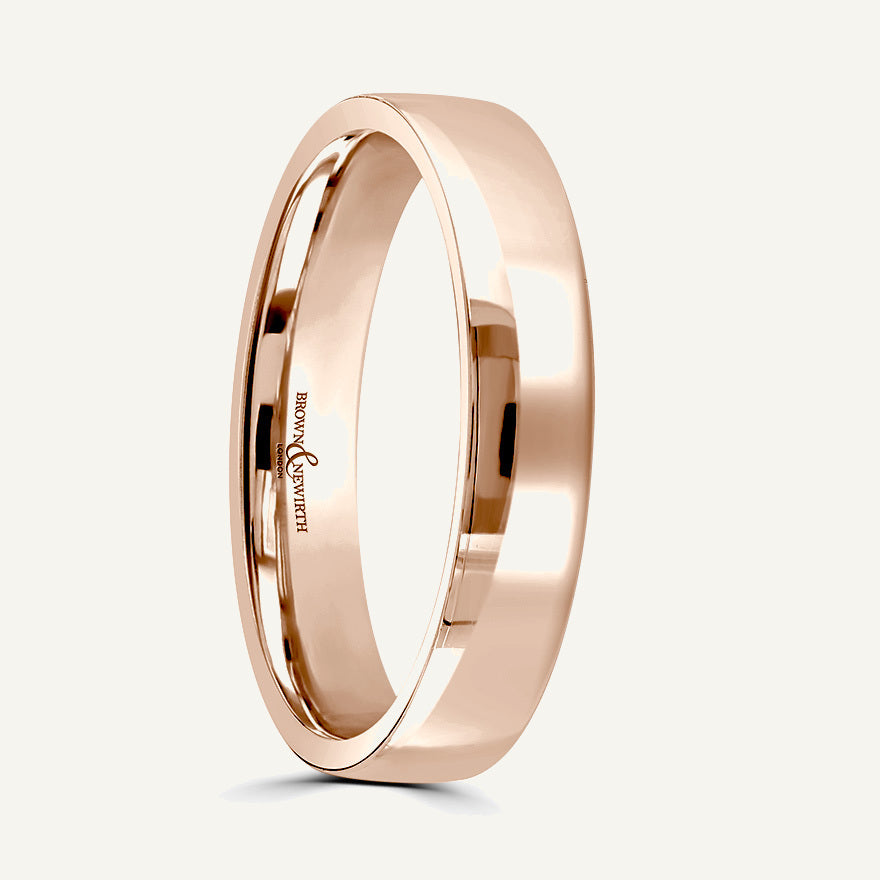 Gents Modern Court Wedding Ring