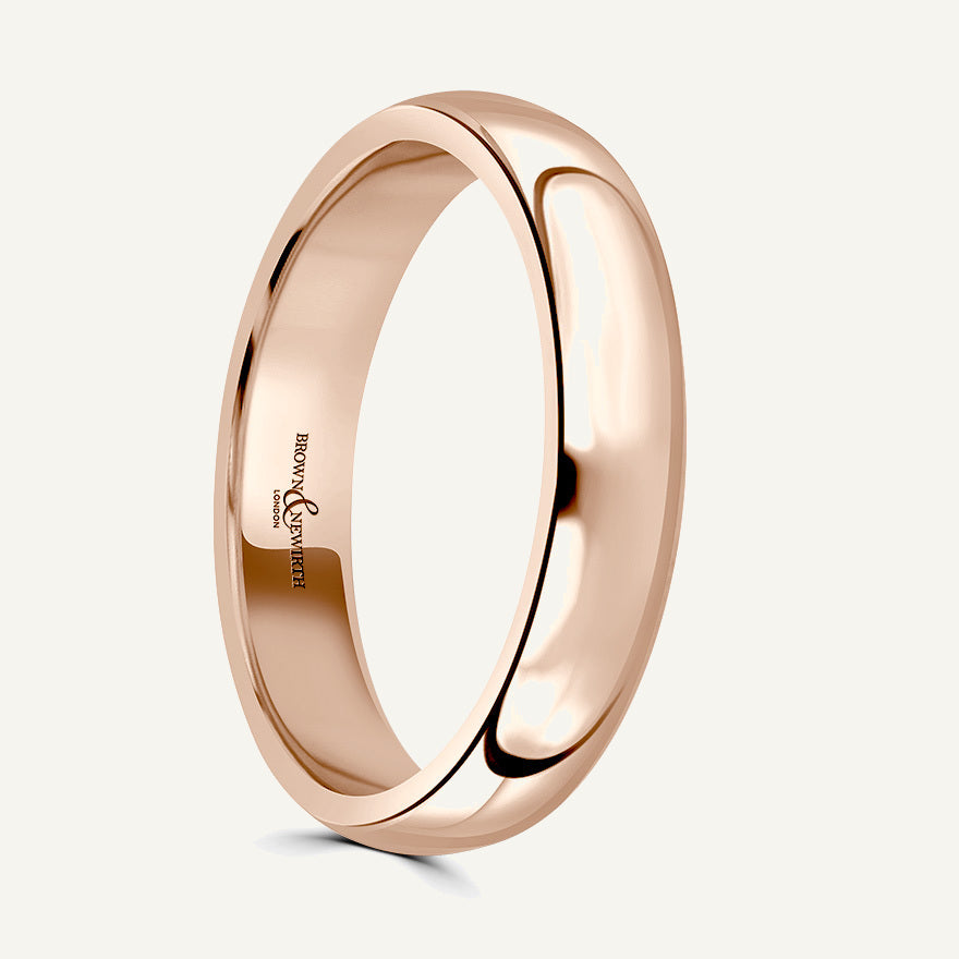 Ladies Classic Court Wedding Ring