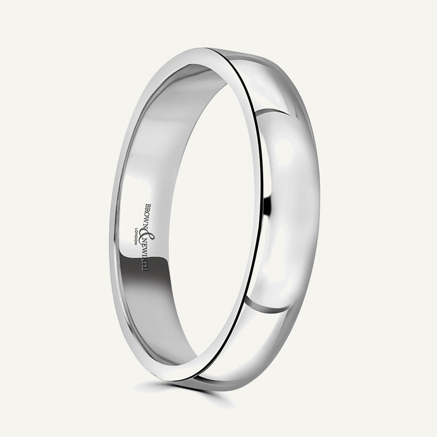 Gents Modern Court Wedding Ring