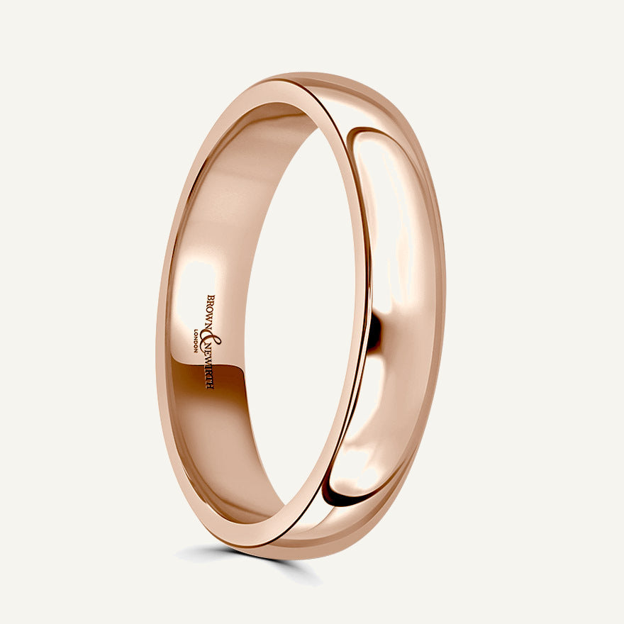 Ladies Classic Court Wedding Ring