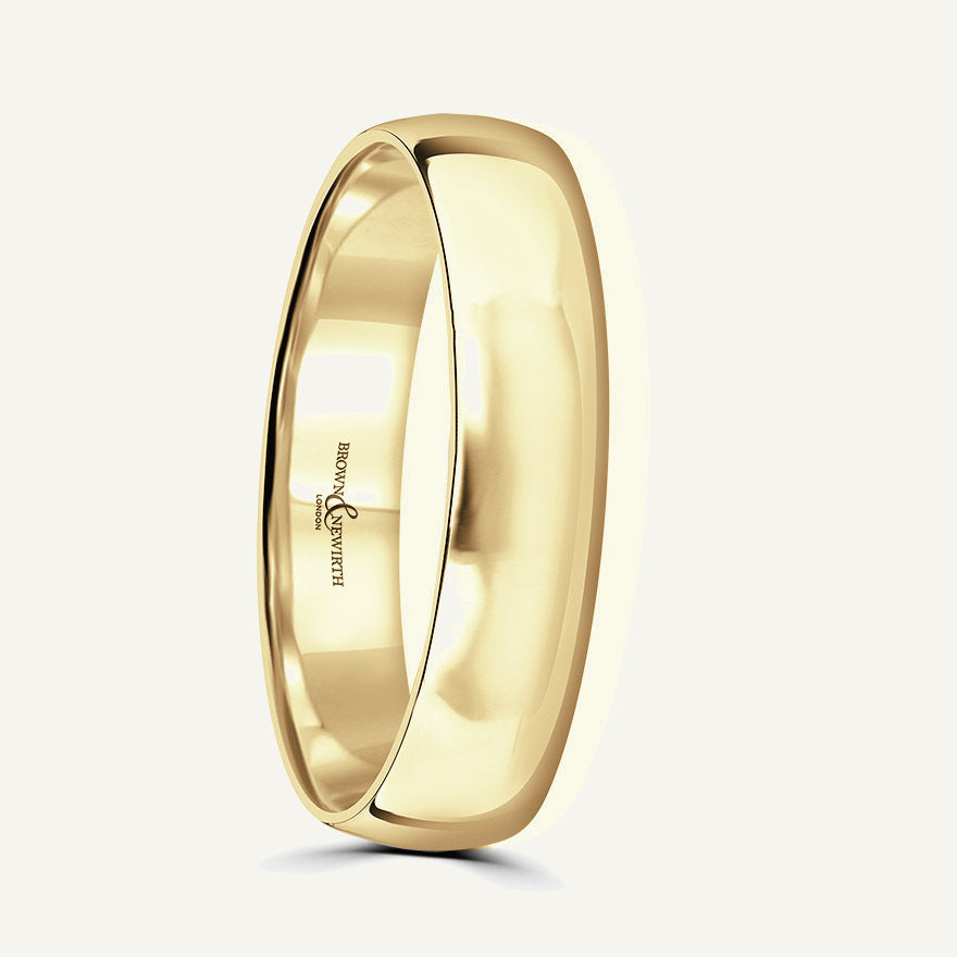 Gents Classic Court Wedding Ring
