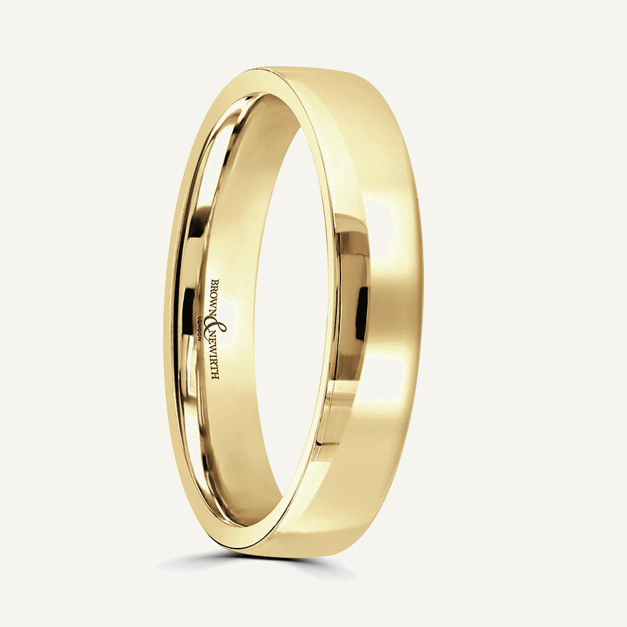 Gents Modern Court Wedding Ring
