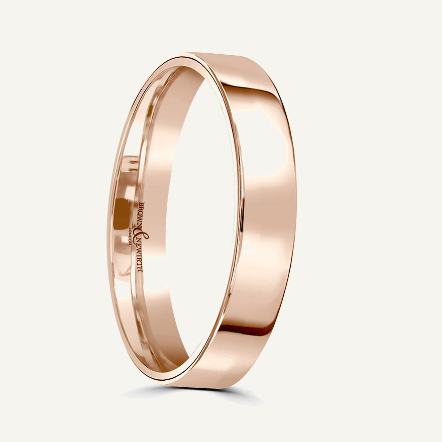 Ladies Flat Court Wedding Ring