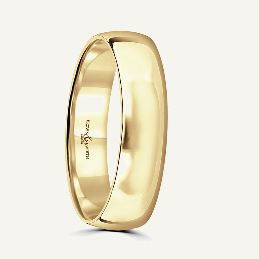 Gents Classic Court Wedding Ring