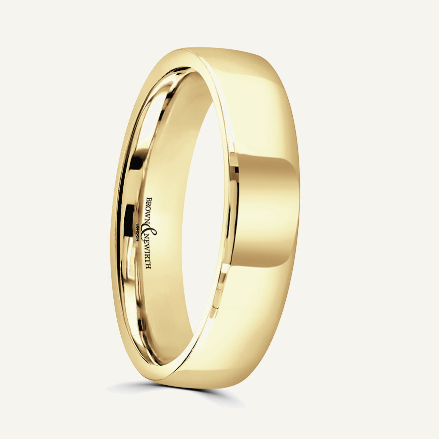 Gents Modern Court Wedding Ring