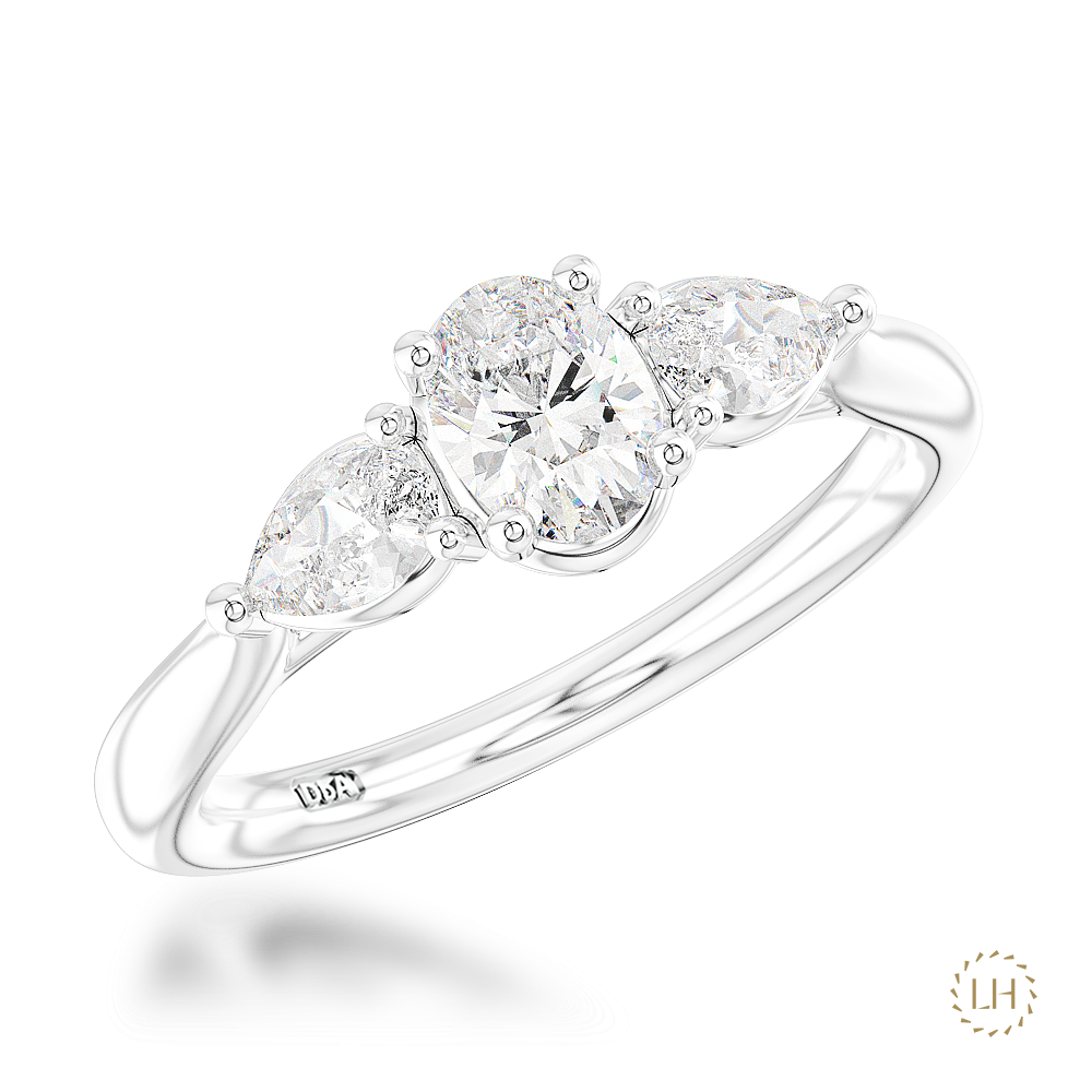 Florentine Oval 0.52ct E VS2