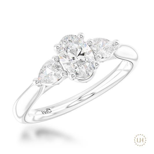 Florentine Oval 0.83ct F SI1