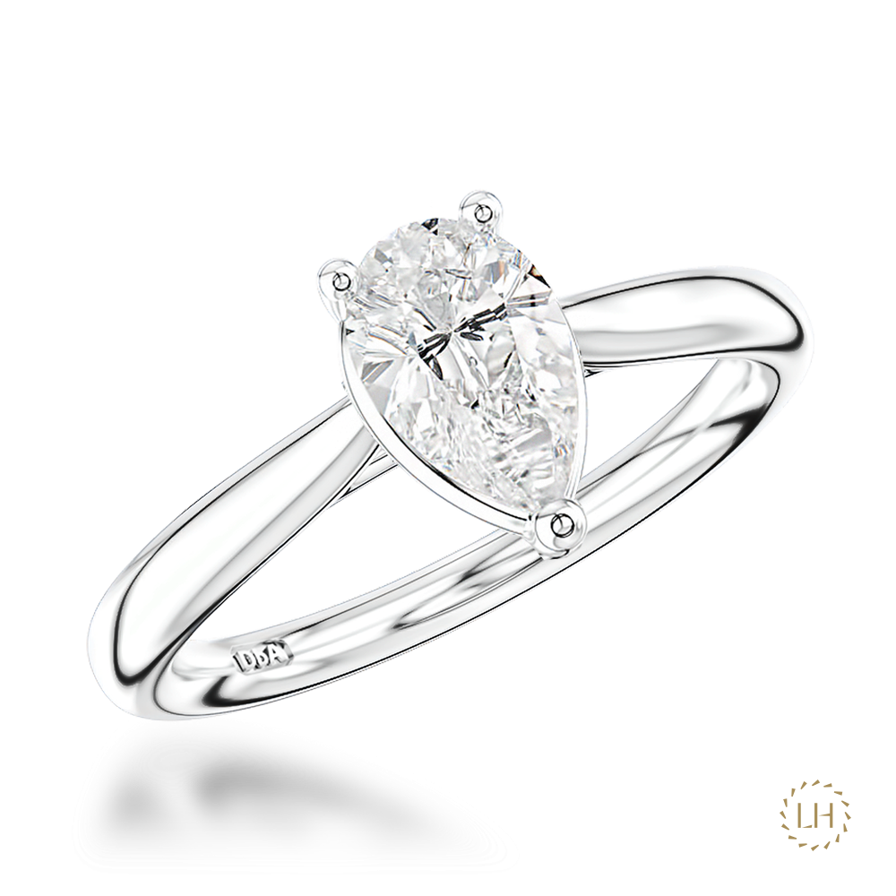 Classic Pear 0.90ct G VVS2