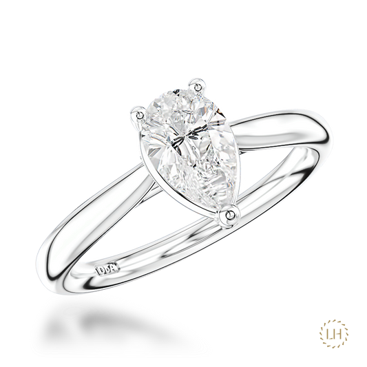 Classic Pear 0.90ct G VVS2