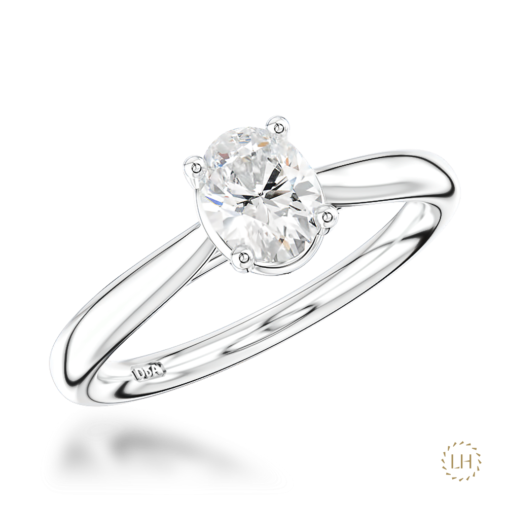 Classic Oval 0.90ct F SI1