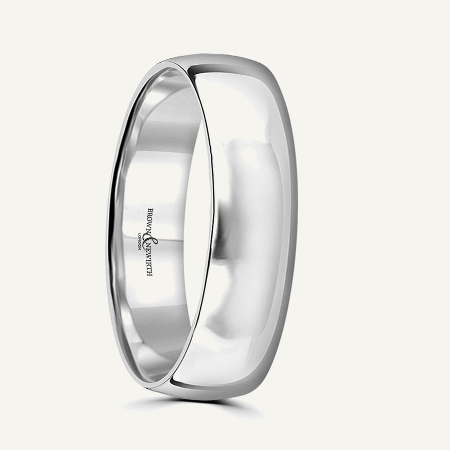 Gents Classic Court Wedding Ring