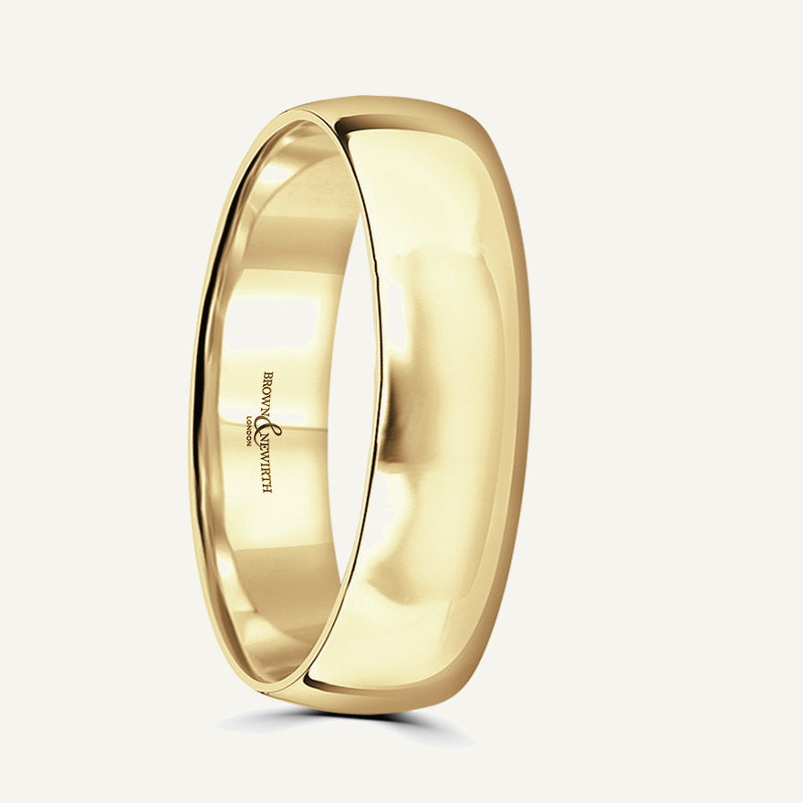 Gents Classic Court Wedding Ring