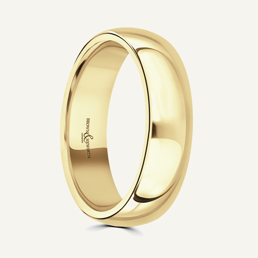 Gents Classic Court Wedding Ring