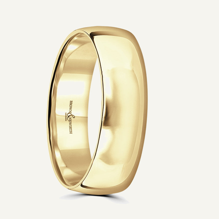 Gents Classic Court Wedding Ring