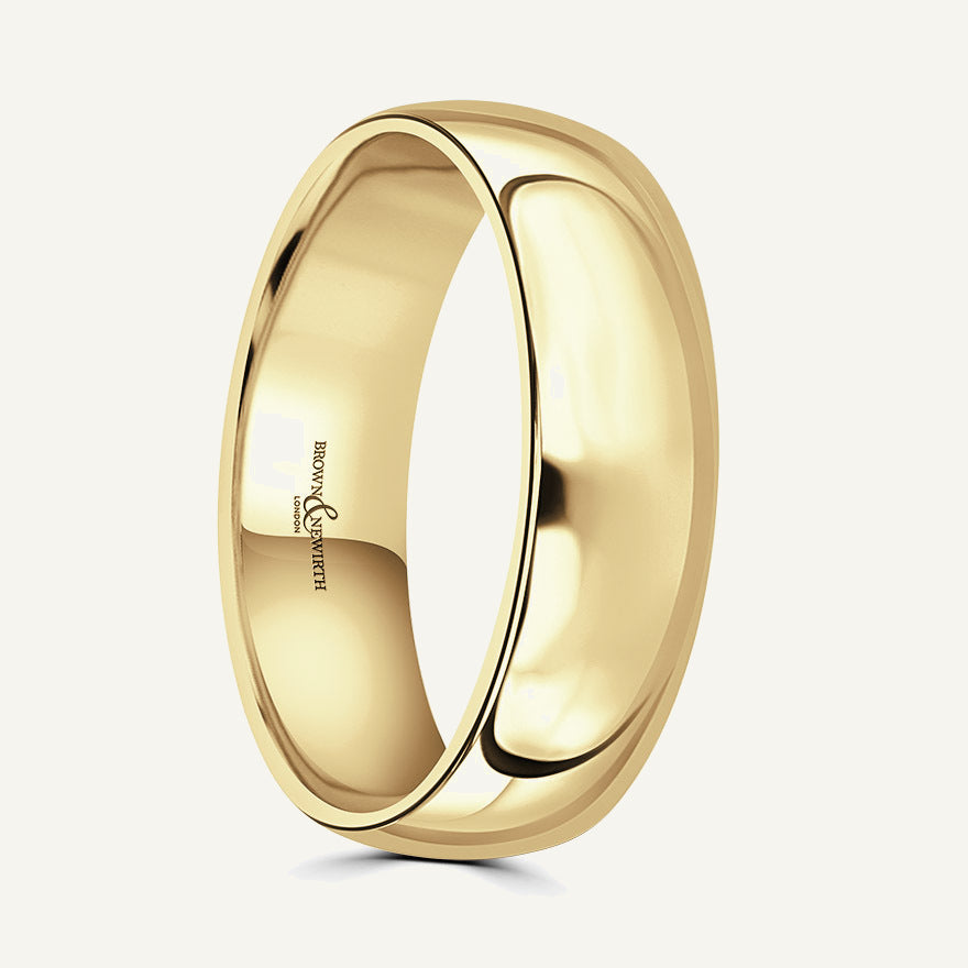 Gents Classic Court Wedding Ring