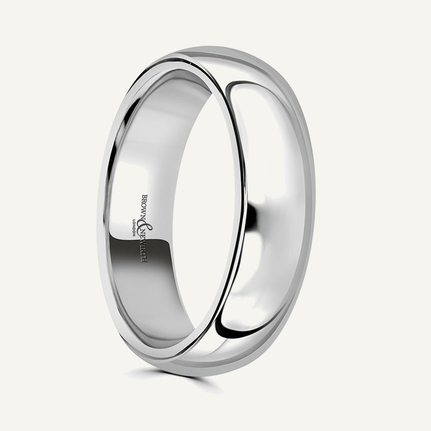 Gents Classic Court Wedding Ring