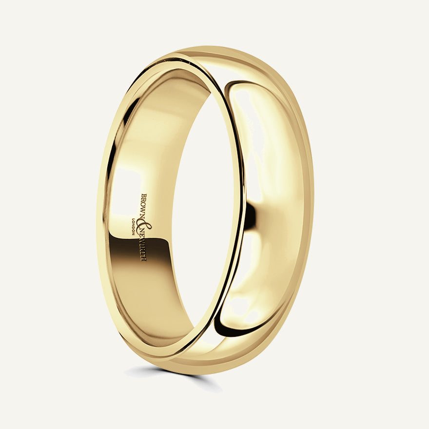 Gents Classic Court Wedding Ring