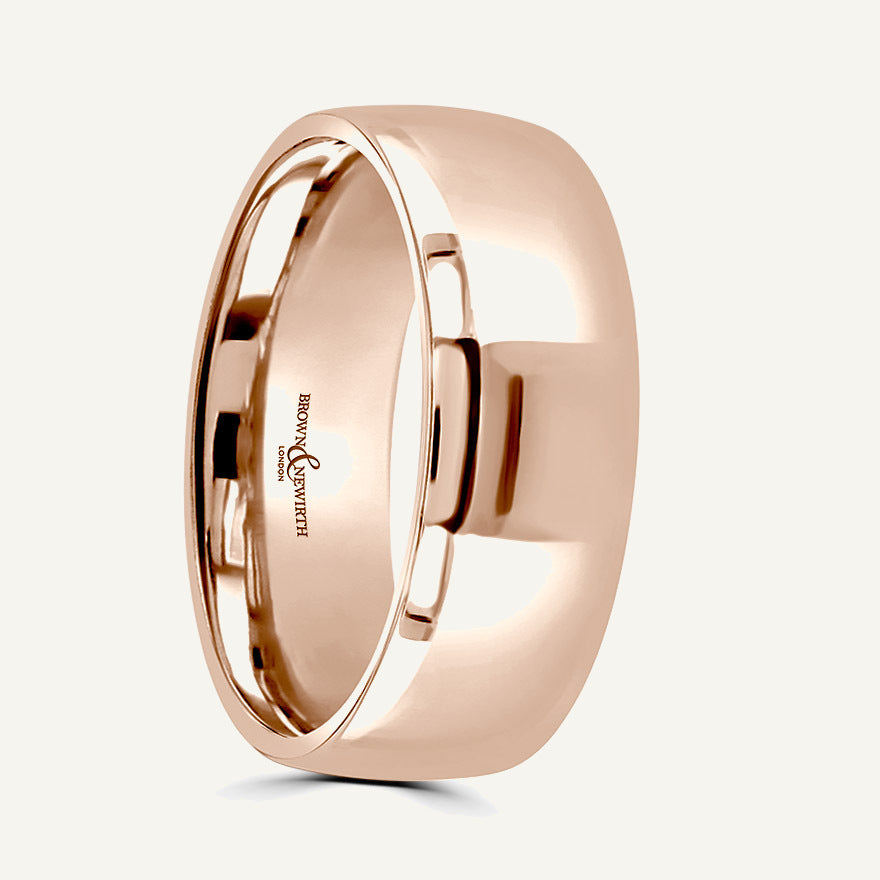 Gents Modern Court Wedding Ring