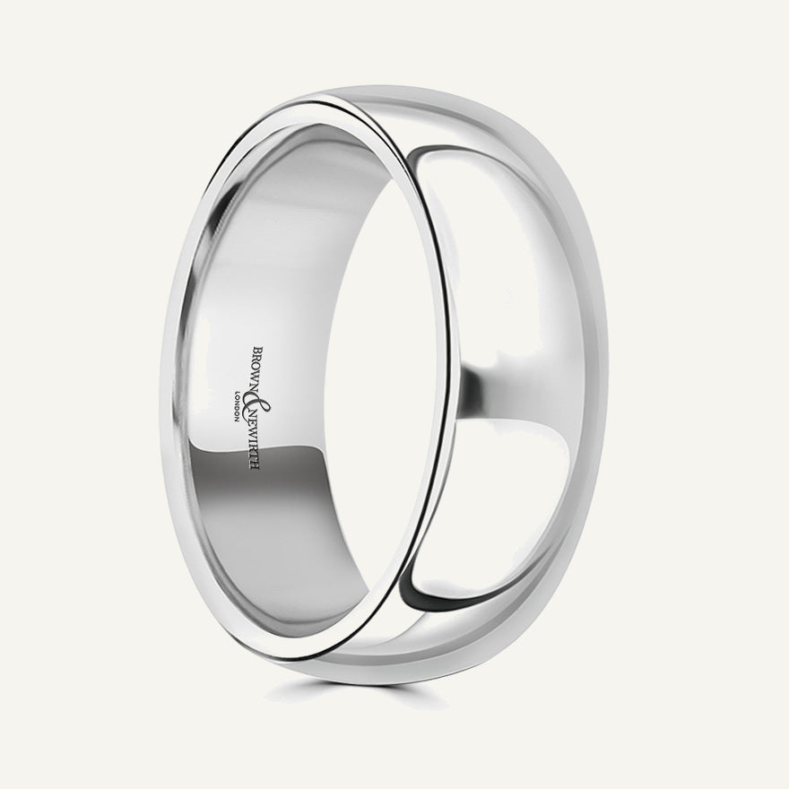 Gents Classic Court Wedding Ring