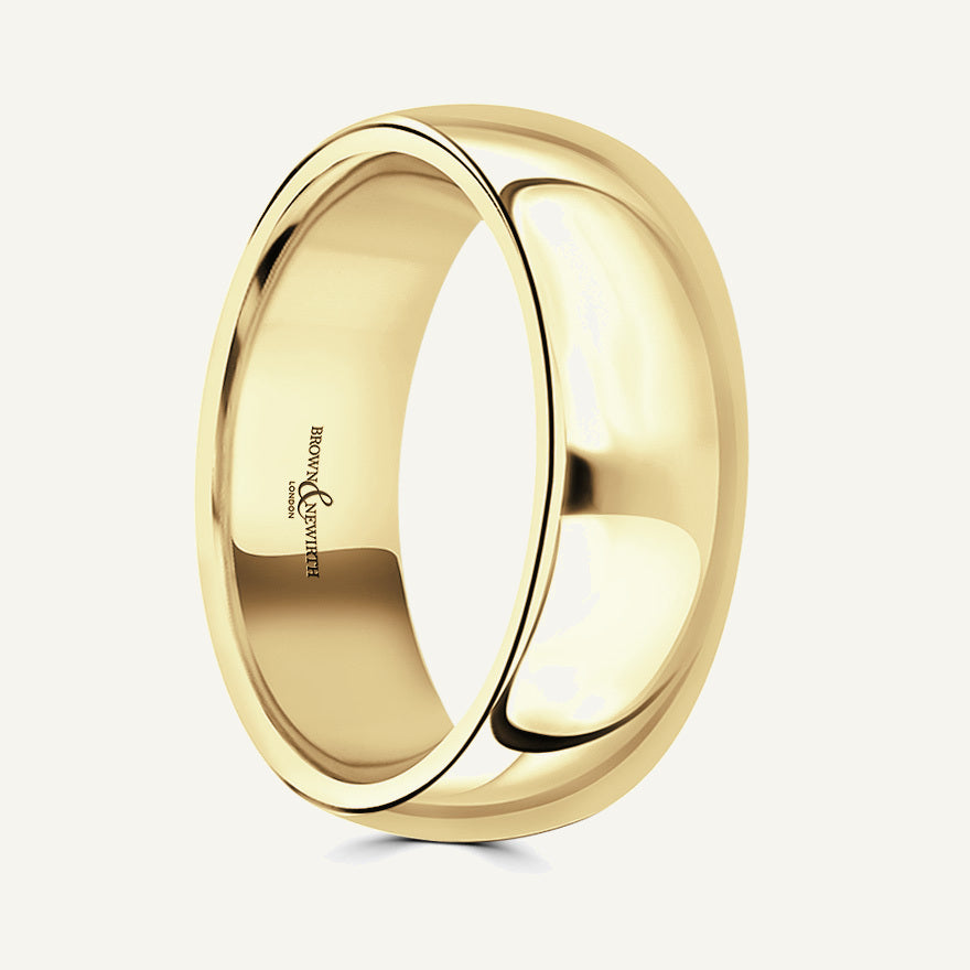Gents Classic Court Wedding Ring