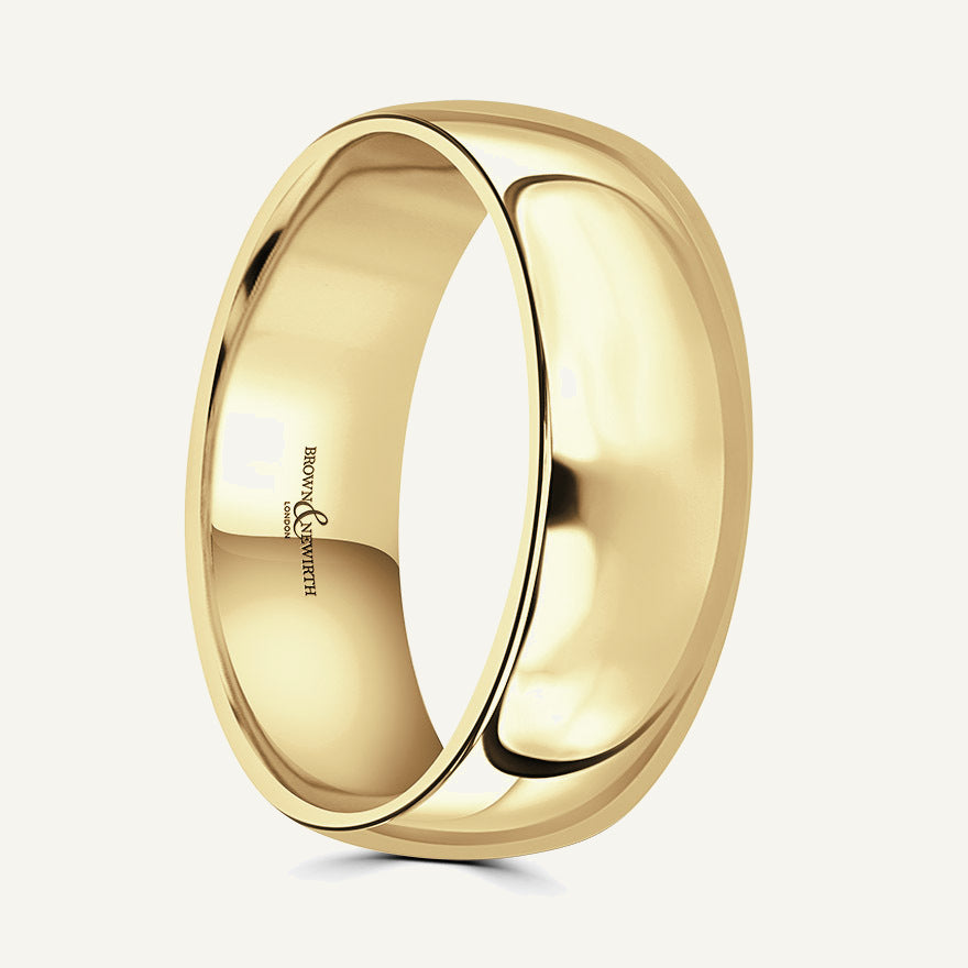 Gents Classic Court Wedding Ring