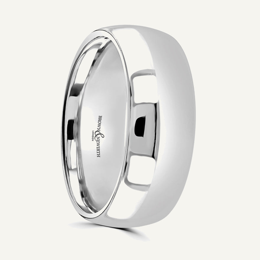 Gents Classic Court Wedding Ring