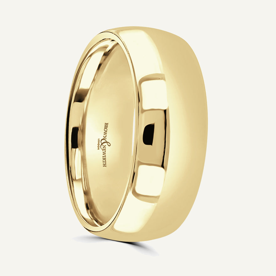 Gents Classic Court Wedding Ring