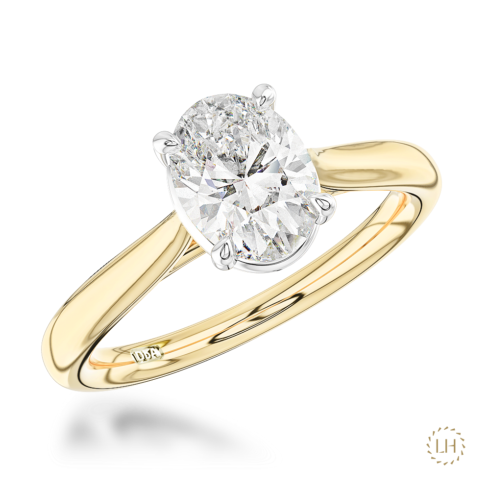 Classic Oval 1.01ct F SI1