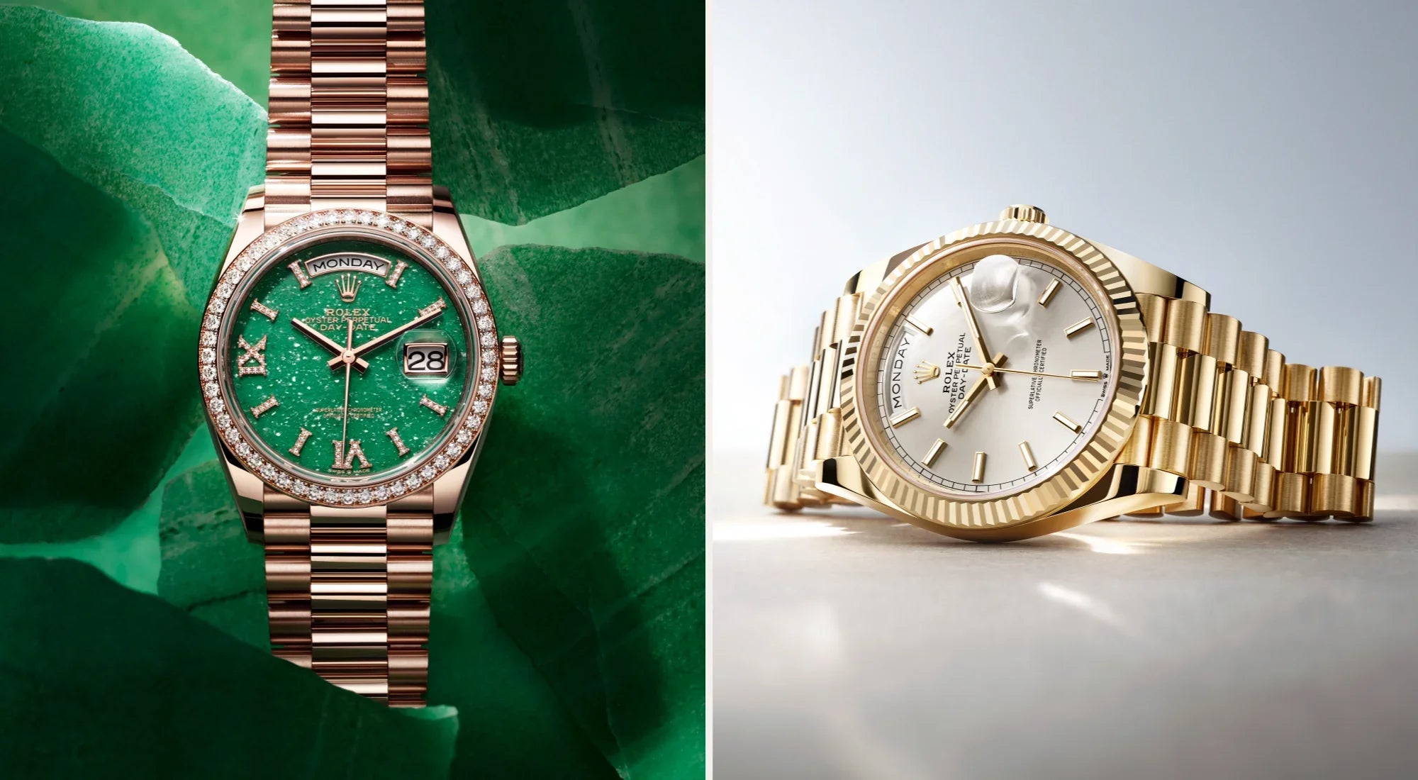 The Day-Date speaks its wearer's language