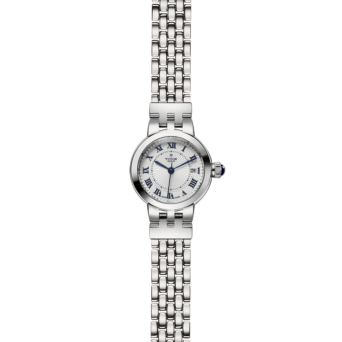 TUDOR Clair de Rose 26mm women’s watch with opaline dial and polished stainless steel case